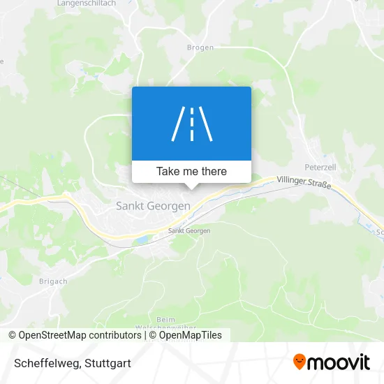 Карта Scheffelweg