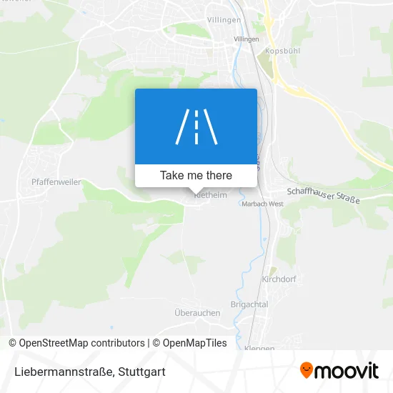 Карта Liebermannstraße