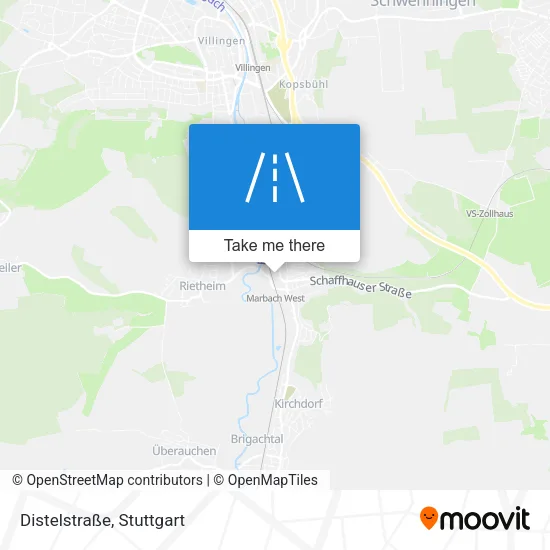 Карта Distelstraße