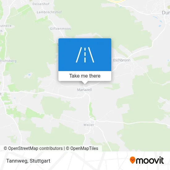 Tannweg map