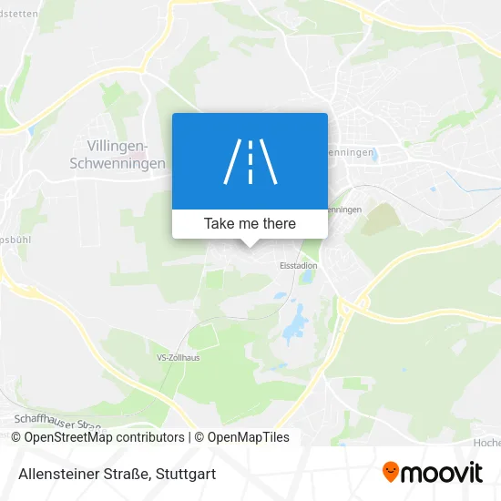 Карта Allensteiner Straße