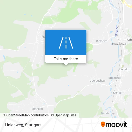 Карта Linienweg