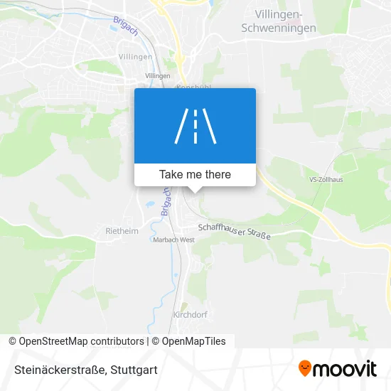 Карта Steinäckerstraße