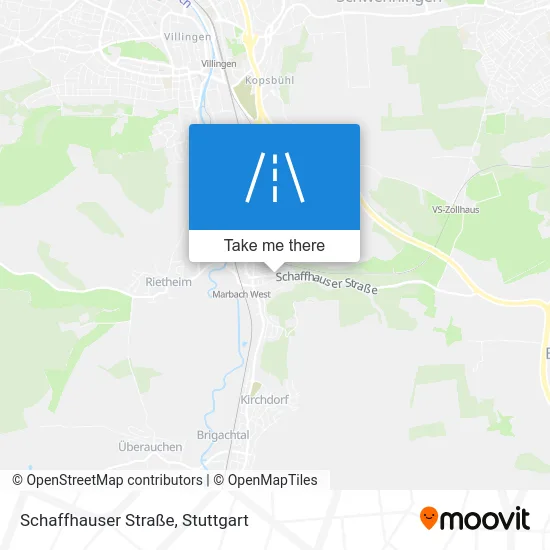 Карта Schaffhauser Straße