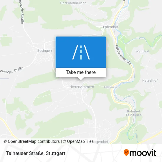Карта Talhauser Straße
