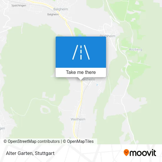 Карта Alter Garten