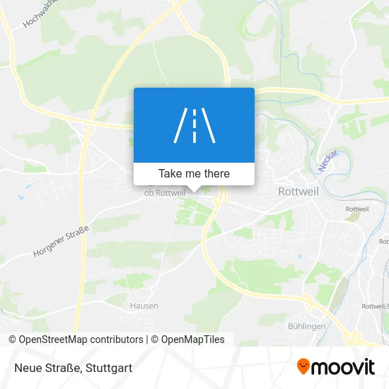 Карта Neue Straße