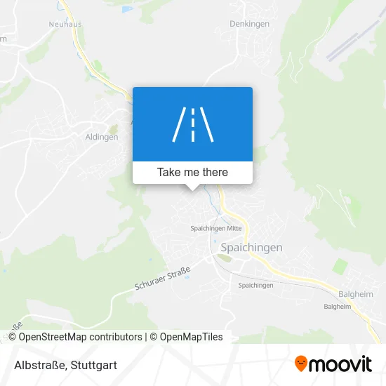 Карта Albstraße