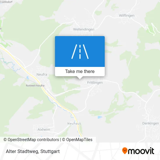 Карта Alter Stadtweg