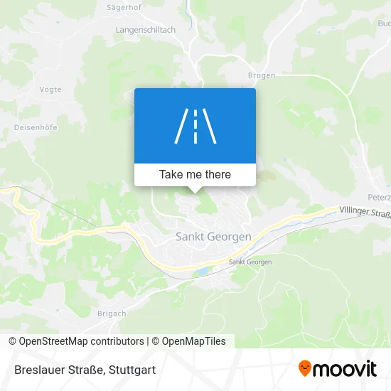 Карта Breslauer Straße