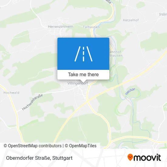 Карта Oberndorfer Straße