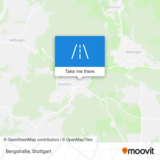 Карта Bergstraße