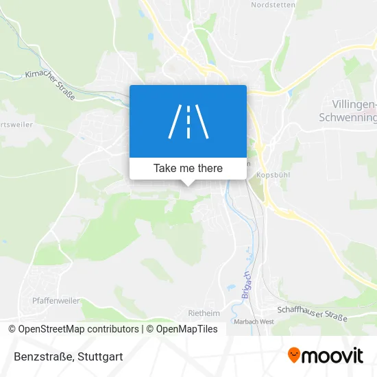 Карта Benzstraße
