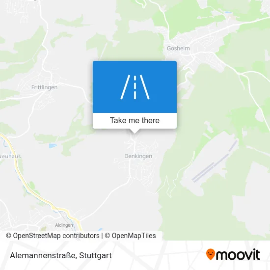 Карта Alemannenstraße