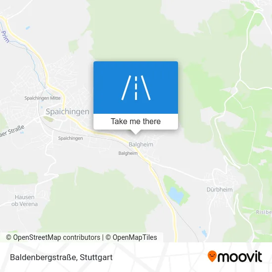 Карта Baldenbergstraße