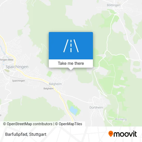 Карта Barfußpfad