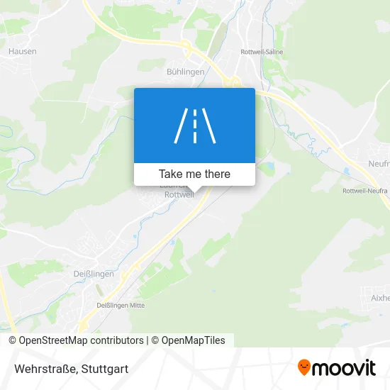 Карта Wehrstraße