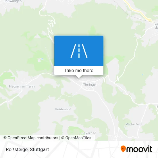 Карта Roßsteige