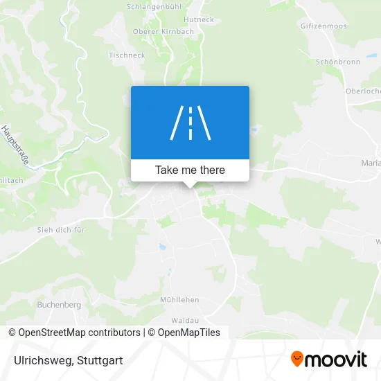 Карта Ulrichsweg