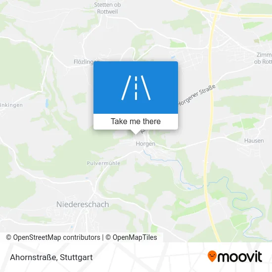 Карта Ahornstraße