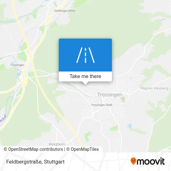 Карта Feldbergstraße