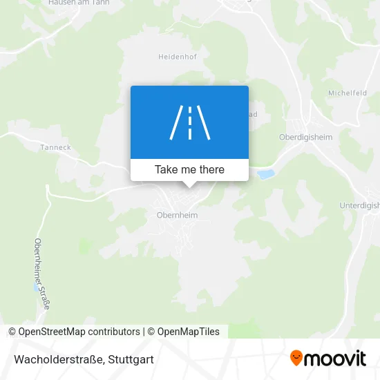 Карта Wacholderstraße