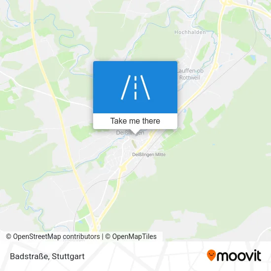 Карта Badstraße