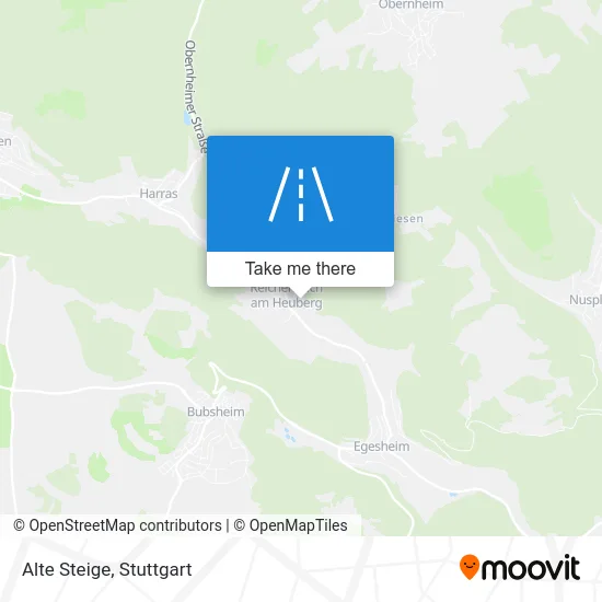 Карта Alte Steige