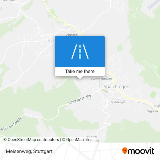 Карта Meisenweg