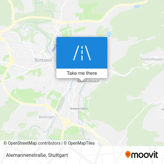 Карта Alemannenstraße