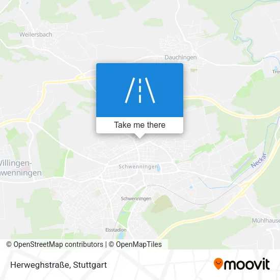 Карта Herweghstraße