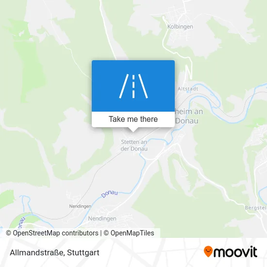 Карта Allmandstraße