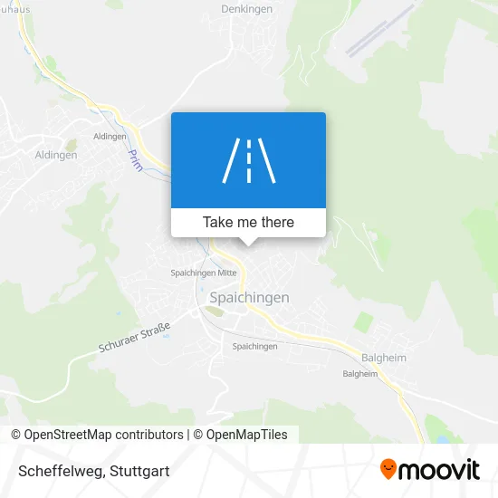 Карта Scheffelweg