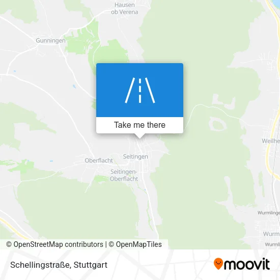 Карта Schellingstraße