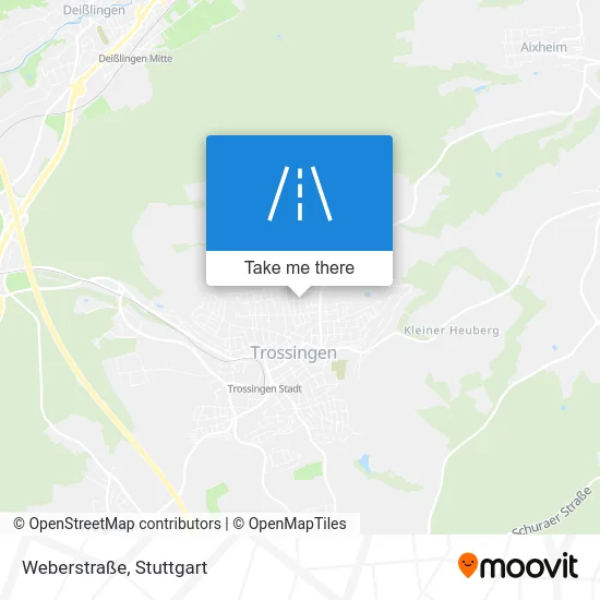 Карта Weberstraße