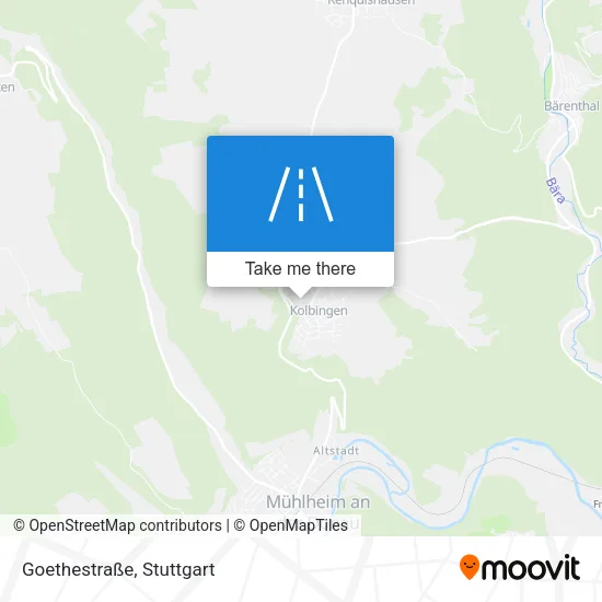 Карта Goethestraße