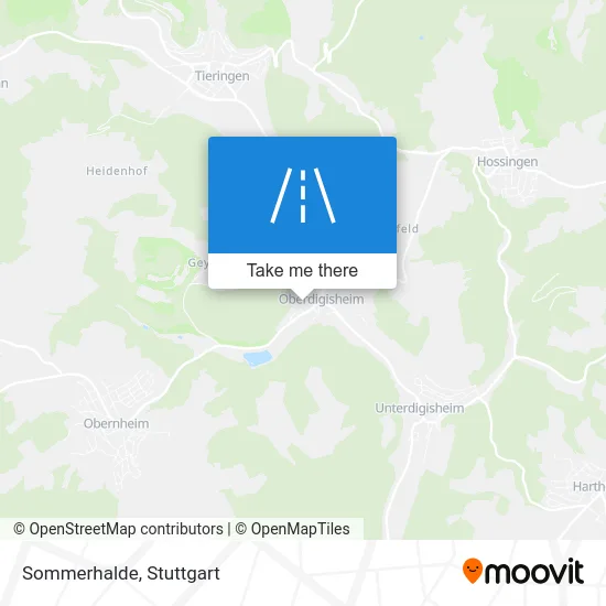 Карта Sommerhalde