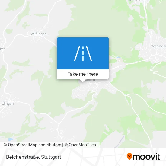 Карта Belchenstraße