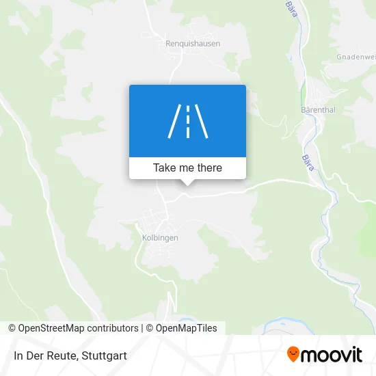 In Der Reute map