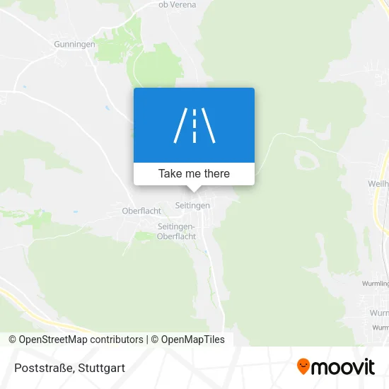 Карта Poststraße