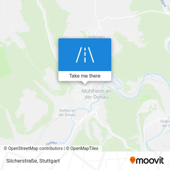 Карта Silcherstraße