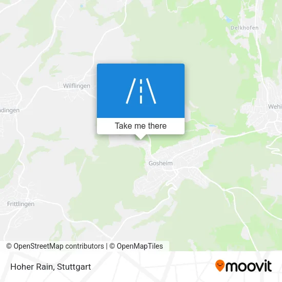 Карта Hoher Rain