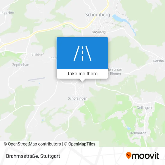 Карта Brahmsstraße