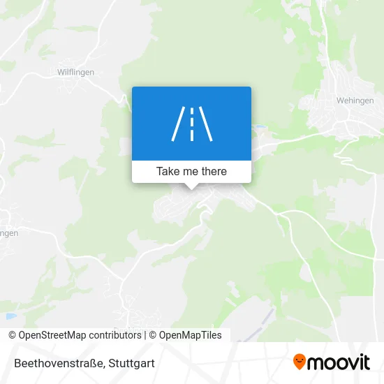 Карта Beethovenstraße