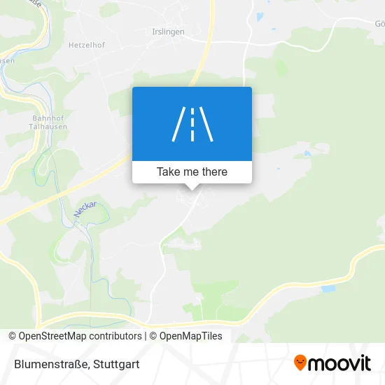 Карта Blumenstraße