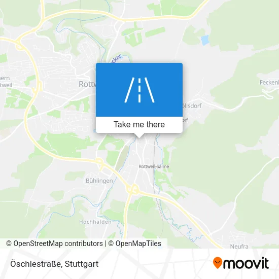 Карта Öschlestraße