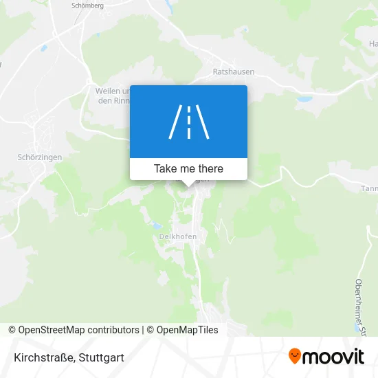 Карта Kirchstraße
