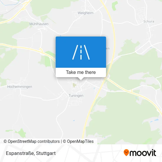 Карта Espanstraße