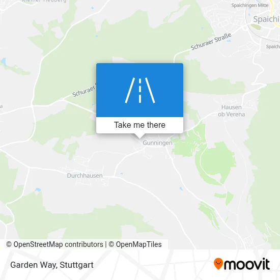 Gartenweg map