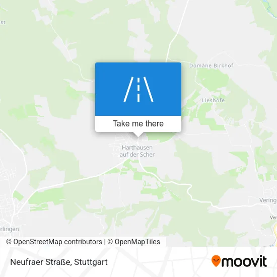 Карта Neufraer Straße